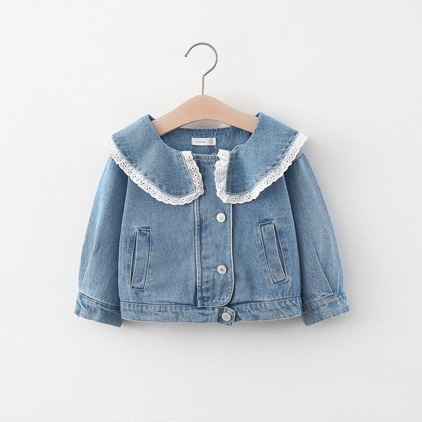 western style jacket children's clothing girls denim jacket 2020 autumn infants children girls baby coat, Blue;gray
western style jacket children's clothing girls denim jacket 2020 autumn infants children girls baby coat, Blue;gray