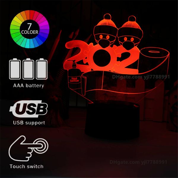 family led lights christmas ornament diy 3d nightlight colorful usb battery dual purpose 2020 mask christmas snowman personalized ho98
family led lights christmas ornament diy 3d nightlight colorful usb battery dual purpose 2020 mask christmas snowman personalized ho98