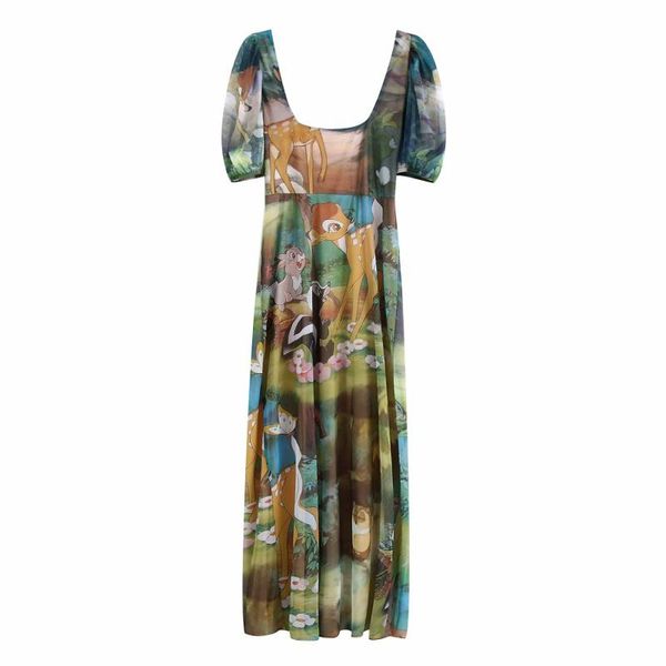2020 a line women casual dresses clothing summer cartoon animal printing screen silk dress temperament short-sleeved long skirt, Black;gray
2020 a line women casual dresses clothing summer cartoon animal printing screen silk dress temperament short-sleeved long skirt, Black;gray