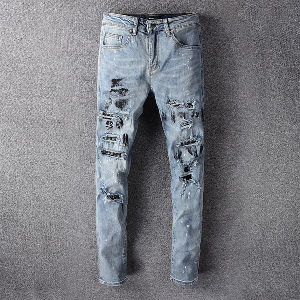 new camouflage jeans new summer fashion cotton couple outfit clothing casual pants hip hop jeans hole slim jeans denim trousers, Blue
new camouflage jeans new summer fashion cotton couple outfit clothing casual pants hip hop jeans hole slim jeans denim trousers, Blue