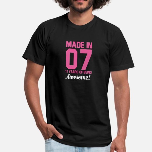 birthday s 2018 made in 2007 awesome 11th bir t shirt men design tee shirt round collar solid color crazy fashion spring autumn family shirt
birthday s 2018 made in 2007 awesome 11th bir t shirt men design tee shirt round collar solid color crazy fashion spring autumn family shirt