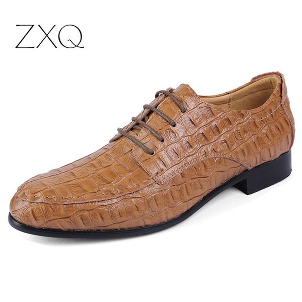 genuine leather crocodile pattern men's shoes retro business office oxford shoes luxury men dress plus size 38-48, Black
genuine leather crocodile pattern men's shoes retro business office oxford shoes luxury men dress plus size 38-48, Black