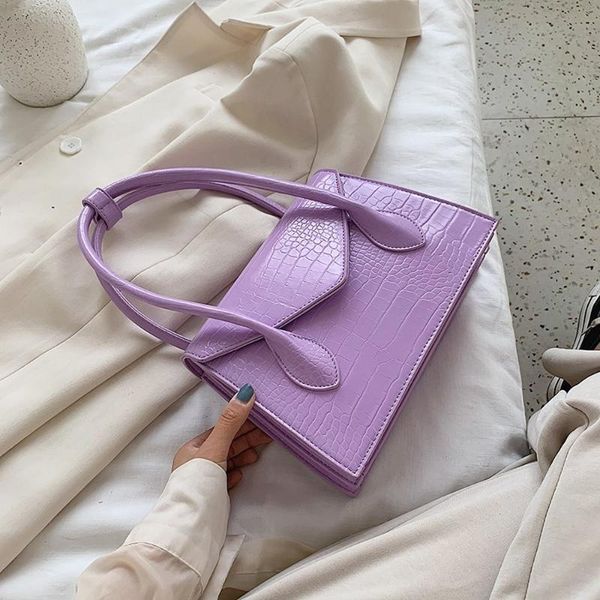 crocodile pattern small pu leather shoulder bags for women new solid color female handbags luxury design ladies' travel tote bag
crocodile pattern small pu leather shoulder bags for women new solid color female handbags luxury design ladies' travel tote bag