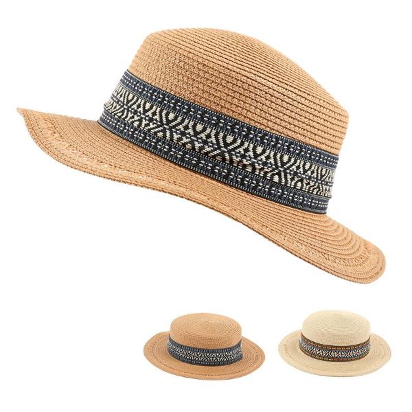 beach hat summer women casual beach hat wide brim straw parent-child female panama crushable sun, Blue;gray
beach hat summer women casual beach hat wide brim straw parent-child female panama crushable sun, Blue;gray