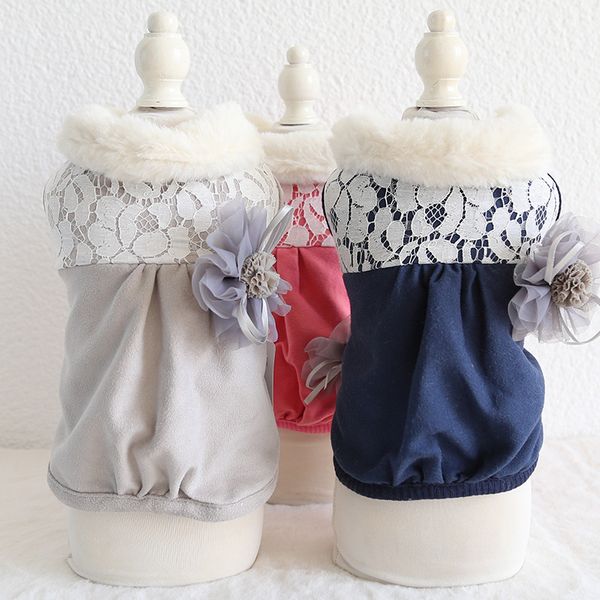 winter cotton coat for dogs three colors xs-xl sizes pet clothes with lace design and warm collar clothes for pet dog
winter cotton coat for dogs three colors xs-xl sizes pet clothes with lace design and warm collar clothes for pet dog