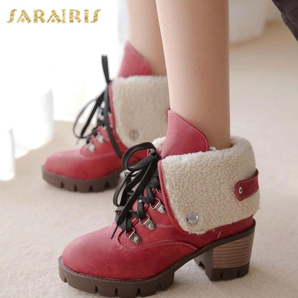 boots sarairis 2021 fashion large size 43 chunky heels concise shoes woman female add fur warm winter snow footwear, Black
boots sarairis 2021 fashion large size 43 chunky heels concise shoes woman female add fur warm winter snow footwear, Black
