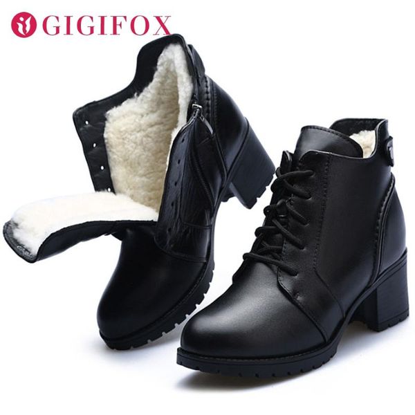 brand 2020 cozy keep warm plush add fur snow boots square heels fashion sheolaces winter boots women shoes, Black
brand 2020 cozy keep warm plush add fur snow boots square heels fashion sheolaces winter boots women shoes, Black