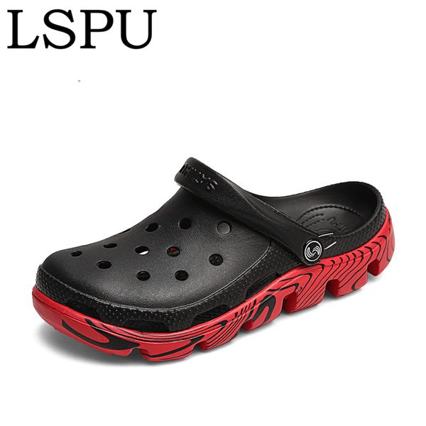 plus size summer men slip on breathable casual slippers jelly shoes water beach slides crocks sandals for men lightweight, Black
plus size summer men slip on breathable casual slippers jelly shoes water beach slides crocks sandals for men lightweight, Black