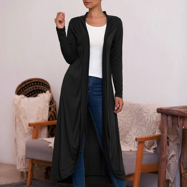 women's trench coats 2021 women autumn winter casual solid color long section slim long-sleeved cardigan commuter fashion coat, Tan;black
women's trench coats 2021 women autumn winter casual solid color long section slim long-sleeved cardigan commuter fashion coat, Tan;black