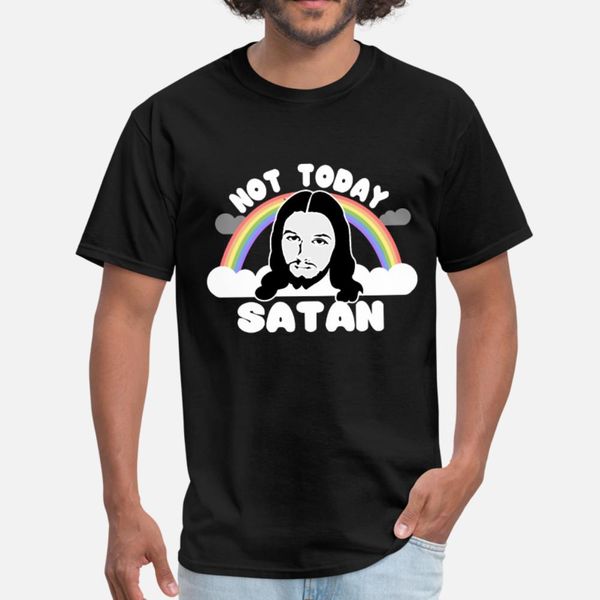 not today satan jesus t shirt men create 100% cotton size s-3xl slim crazy casual summer style kawaii shirt, White;black
not today satan jesus t shirt men create 100% cotton size s-3xl slim crazy casual summer style kawaii shirt, White;black