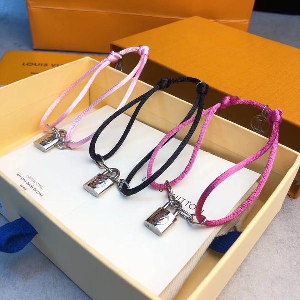 new arrival padlock with rope handmade pendant bracelet for women and man jewelry gift ps8251, Black
new arrival padlock with rope handmade pendant bracelet for women and man jewelry gift ps8251, Black