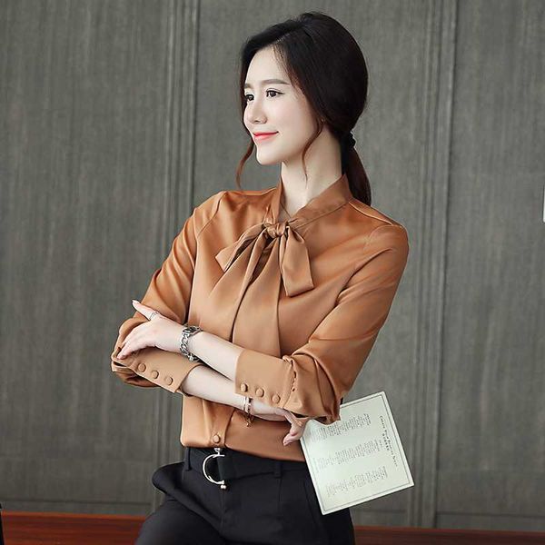 autumn all-match chiffon bow blouses fashion new korea women blouse vintage bottoming office career shirts ladies blusas, White
autumn all-match chiffon bow blouses fashion new korea women blouse vintage bottoming office career shirts ladies blusas, White