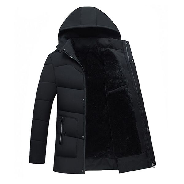 men's down & parkas 2021 winter jackets men detachable hoody windproof coat long jacket fashion thick plus velvet warm, Black
men's down & parkas 2021 winter jackets men detachable hoody windproof coat long jacket fashion thick plus velvet warm, Black