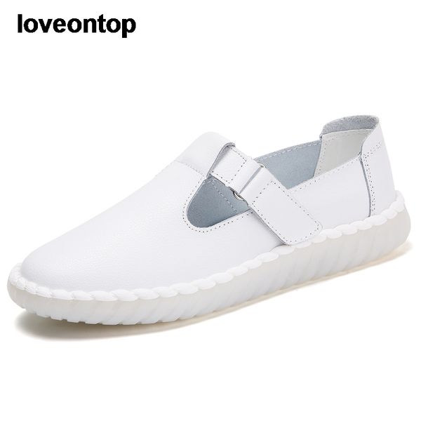 loveonspring autumn women genuine leather flats casual loafers soft female white comfortable maternity handmade shoes, Black
loveonspring autumn women genuine leather flats casual loafers soft female white comfortable maternity handmade shoes, Black