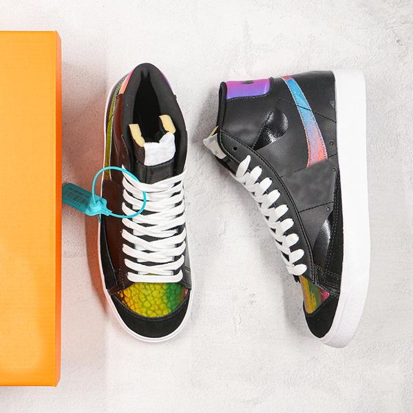 mid 77 vntg the new way running casual shoes luminous men women black white rainbow colorful chaussures fashion sneaker trainers, White;red
mid 77 vntg the new way running casual shoes luminous men women black white rainbow colorful chaussures fashion sneaker trainers, White;red