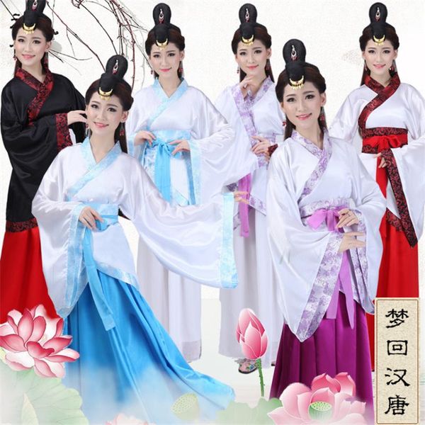 chinese traditional hanfu dress woman elegant dance costumes ancient tang dynasty retro cheongsam new year pgraphy clothing, Black;red
chinese traditional hanfu dress woman elegant dance costumes ancient tang dynasty retro cheongsam new year pgraphy clothing, Black;red