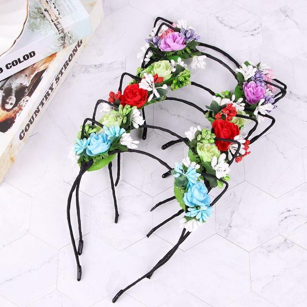 1pc lovely hair hoop headwear fashion children girls cute rose flower cloth hair bands cat ear headband accessories, Slivery;white
1pc lovely hair hoop headwear fashion children girls cute rose flower cloth hair bands cat ear headband accessories, Slivery;white