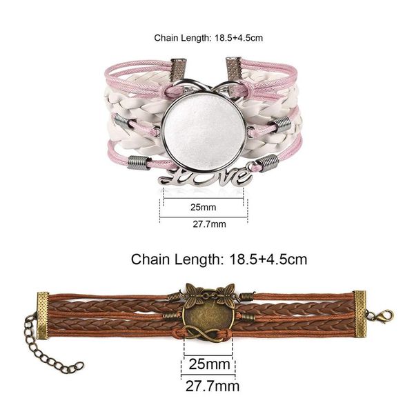 5pcs leather gems bangle bracelet for women blank base setting fit 25mm glass cabochon bezel tray diy jewelry making findings
5pcs leather gems bangle bracelet for women blank base setting fit 25mm glass cabochon bezel tray diy jewelry making findings