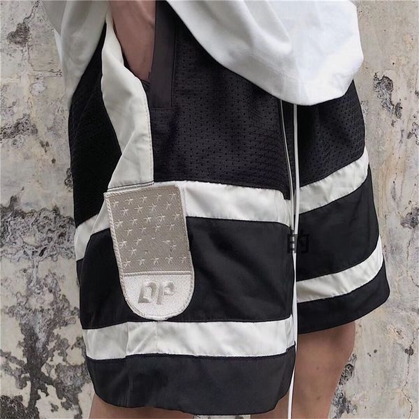men's sports fitness shorts summer outdoor sports basketball training shorts webbed men's loose hip hop pants, White;black
men's sports fitness shorts summer outdoor sports basketball training shorts webbed men's loose hip hop pants, White;black