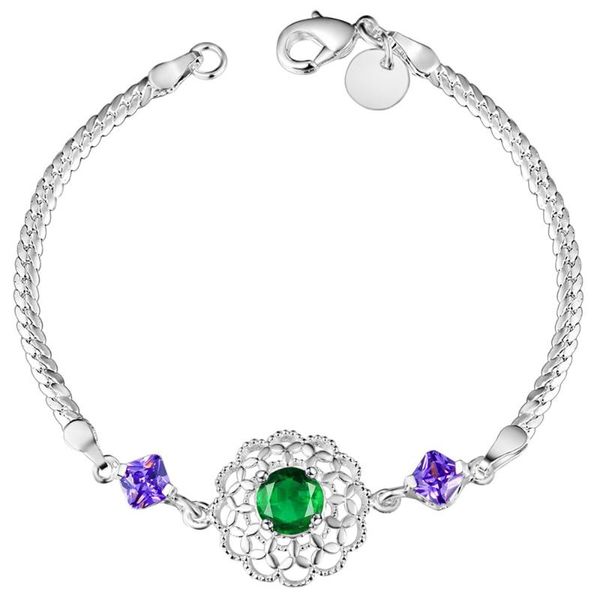 fine summer style fashion silver plated jewelry crystal flower bracelet for women yah326, Black
fine summer style fashion silver plated jewelry crystal flower bracelet for women yah326, Black