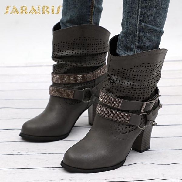 boots large sizes 43 rivets chunky high heels shoes ladies women retro crystals western spring autumn mid calf, Black
boots large sizes 43 rivets chunky high heels shoes ladies women retro crystals western spring autumn mid calf, Black