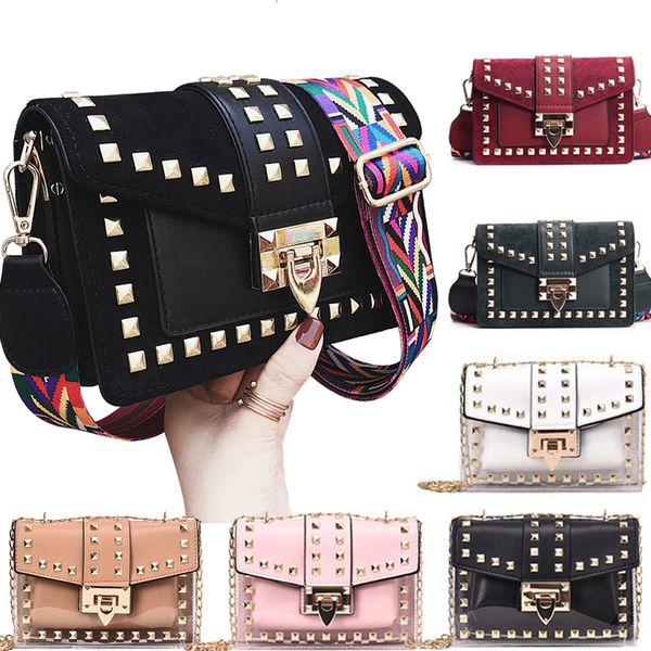 small clear brand plain designer woman 2020 new fashion messenger bag shoulder bag velvet rivets transparent square pu handbag
small clear brand plain designer woman 2020 new fashion messenger bag shoulder bag velvet rivets transparent square pu handbag
