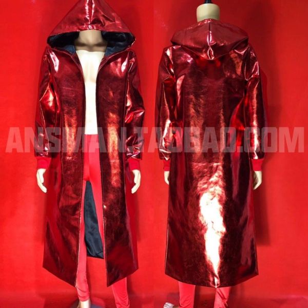 men's trench coats -6xlnightclub bar male singer year theme red magic color long loose coat stage costumes, Tan;black
men's trench coats -6xlnightclub bar male singer year theme red magic color long loose coat stage costumes, Tan;black
