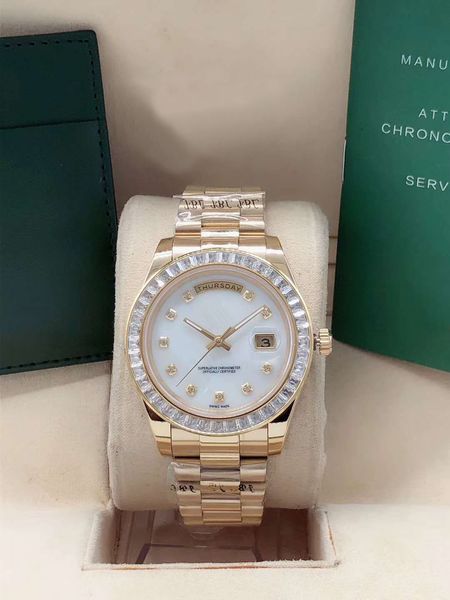 new quality diamond mens movement steel wristwatches mechanical automatic 41mm luxury watches stainless daydate watch 007 316l vrwhn, Slivery;brown
new quality diamond mens movement steel wristwatches mechanical automatic 41mm luxury watches stainless daydate watch 007 316l vrwhn, Slivery;brown