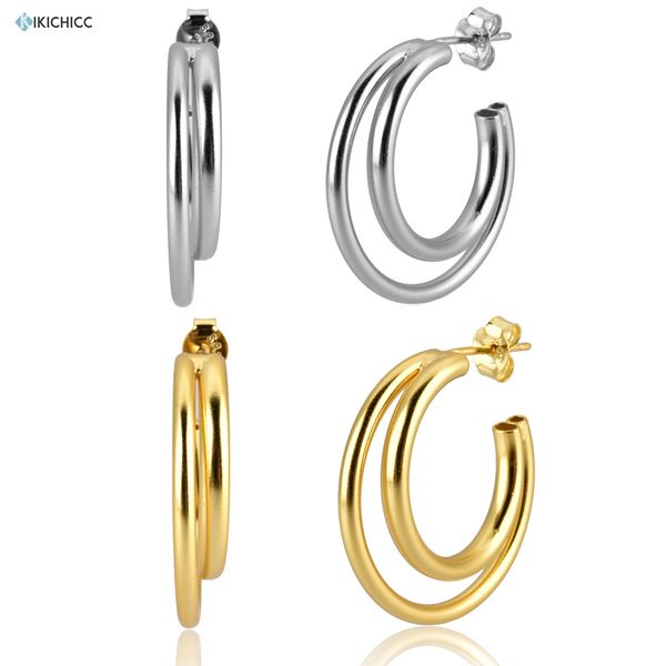 hoop & huggie kikichicc 925 sterling silver double circle gold large thick hollow cross piercing earring pendiente luxury rock punk party, Golden;silver
hoop & huggie kikichicc 925 sterling silver double circle gold large thick hollow cross piercing earring pendiente luxury rock punk party, Golden;silver