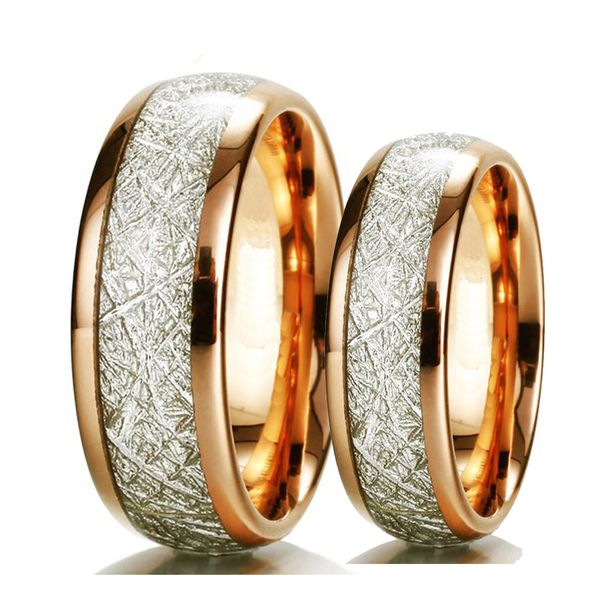 junerain rose gold meteorite his & hers promised rings set 8mm durable tungsten band for male 6mm natural anillos for female, Silver
junerain rose gold meteorite his & hers promised rings set 8mm durable tungsten band for male 6mm natural anillos for female, Silver
