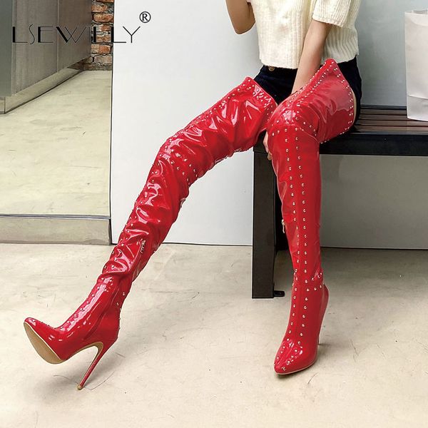 lsewilly 2020 new arrivals pointed toe zipper concise shoes ladies boots thin high heels rivet over the knee boots woman, Black
lsewilly 2020 new arrivals pointed toe zipper concise shoes ladies boots thin high heels rivet over the knee boots woman, Black