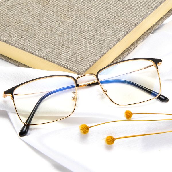 new business fashion trend glasses frame korean fashion glasses frame personality men's retro square flat mirror, Black
new business fashion trend glasses frame korean fashion glasses frame personality men's retro square flat mirror, Black