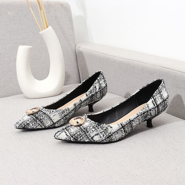 dress shoes 2021 spring houndstooth woman small thin high heels 3.5cm pointed toe classic office lady elegant sandals wedding pumps, Black
dress shoes 2021 spring houndstooth woman small thin high heels 3.5cm pointed toe classic office lady elegant sandals wedding pumps, Black