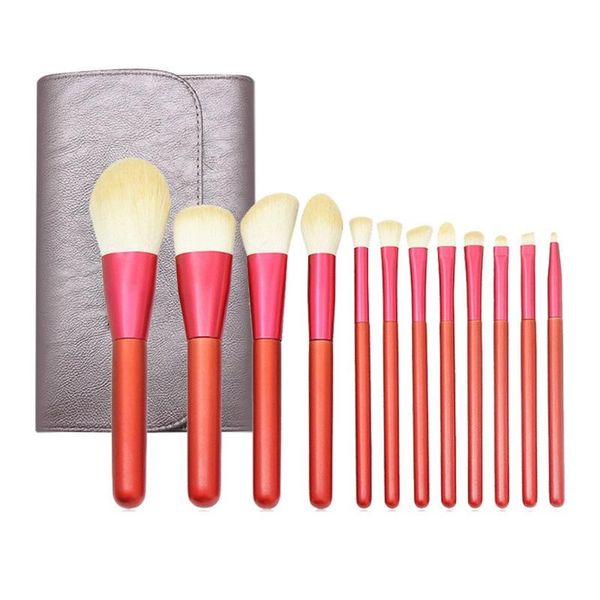 makeup brushes 12pcs professional set powder blush foundation eyeshadow make up tool cosmetic beauty sets red colors
makeup brushes 12pcs professional set powder blush foundation eyeshadow make up tool cosmetic beauty sets red colors