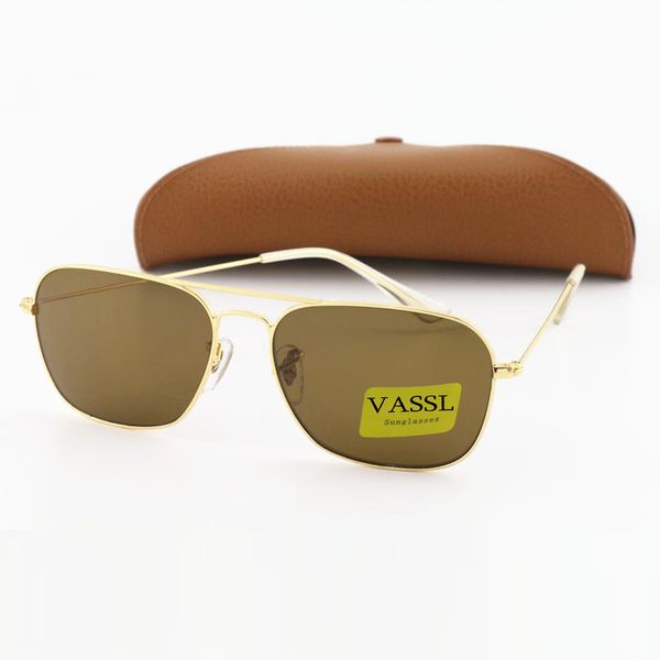 new fashion sunglasses for man woman vassl eyewear sun glasses gold frame brown uv400 lenses brown box and cases, White;black
new fashion sunglasses for man woman vassl eyewear sun glasses gold frame brown uv400 lenses brown box and cases, White;black