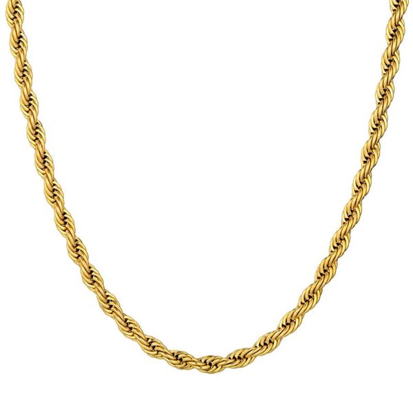 hip hop twist rope chain link necklaces 3mm/5mm male gold color stainless steel hiphop chains for men/women jewelry dropshiping, Silver
hip hop twist rope chain link necklaces 3mm/5mm male gold color stainless steel hiphop chains for men/women jewelry dropshiping, Silver