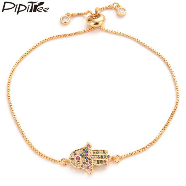 anklets pipitree trendy multi cz zircon hamsa hand bracelet copper chain charm of fatima bracelets for women men fashion jewelry, Red;blue
anklets pipitree trendy multi cz zircon hamsa hand bracelet copper chain charm of fatima bracelets for women men fashion jewelry, Red;blue
