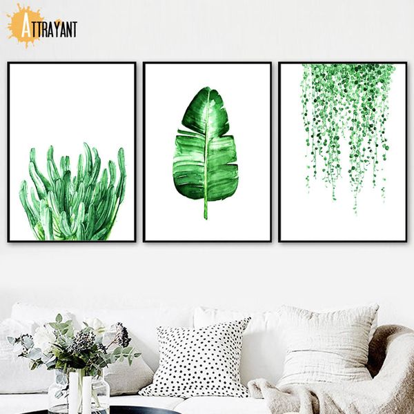 green succulents plant banana leaf wall art print canvas painting nordic posters and prints wall pictures for living room decor
green succulents plant banana leaf wall art print canvas painting nordic posters and prints wall pictures for living room decor