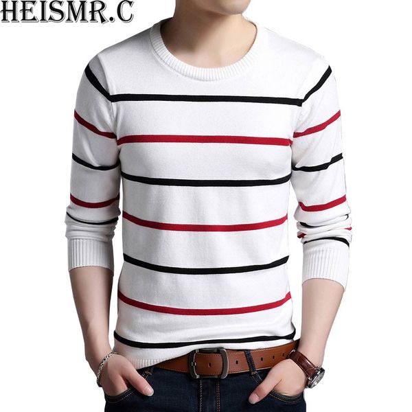 heismr.c 2020 new winter men's sweater mens round neck striped wool sweater men's slim fit brand knittedwear pullovers h8k143, White;black
heismr.c 2020 new winter men's sweater mens round neck striped wool sweater men's slim fit brand knittedwear pullovers h8k143, White;black