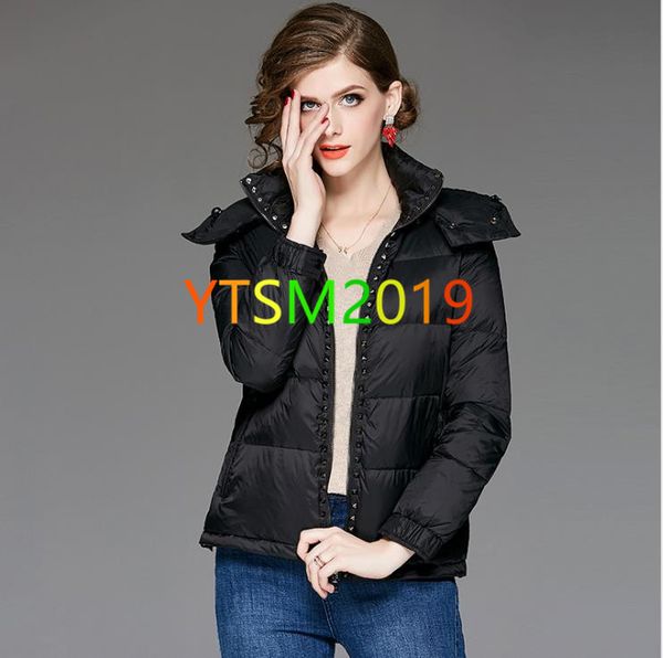 down coat of beads white duck down-filled coat down jacket hoodie women's outdoor warm feather down wear, Black
down coat of beads white duck down-filled coat down jacket hoodie women's outdoor warm feather down wear, Black
