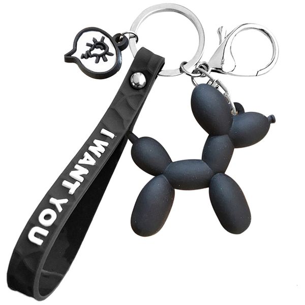 new fashion stereo cute balloon dog keychain key ring creative cartoon mobile phone bag car pendant fun keychain, Silver
new fashion stereo cute balloon dog keychain key ring creative cartoon mobile phone bag car pendant fun keychain, Silver