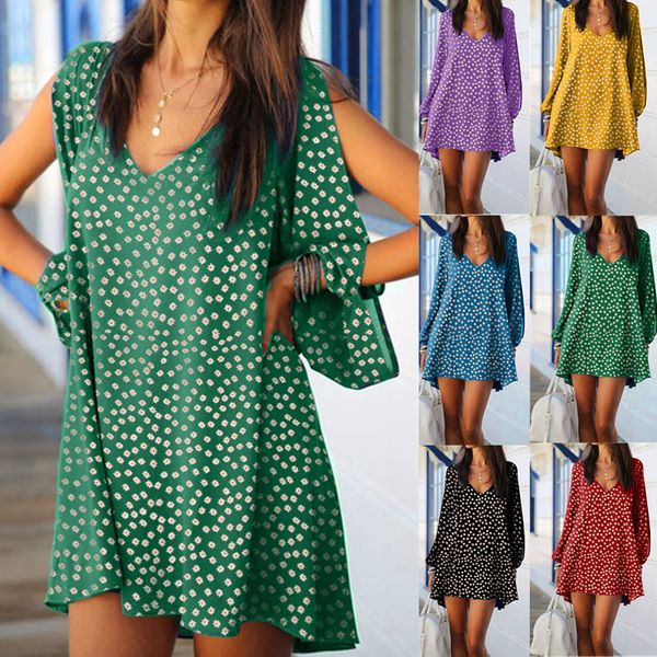 2020 autumn winter new women casual short sleeve floral boho party evening beach v neck dress fashion mini dresses, Black;gray
2020 autumn winter new women casual short sleeve floral boho party evening beach v neck dress fashion mini dresses, Black;gray