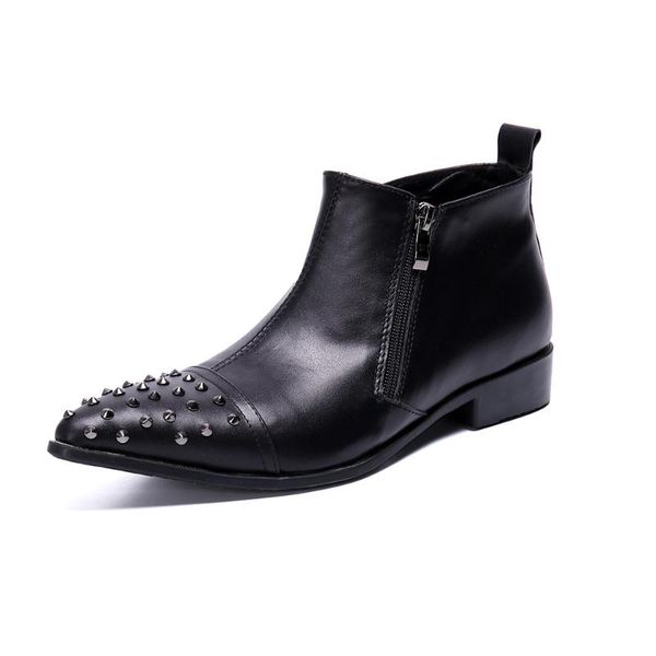 boots модные botas hombre металл корова кожа высокого punk rivet army модные остроконечные toe голеностопного из натуральной кожи безопаснос, Black
boots модные botas hombre металл корова кожа высокого punk rivet army модные остроконечные toe голеностопного из натуральной кожи безопаснос, Black
