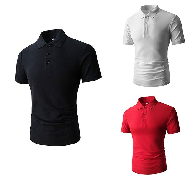 2020 poloshirt men trade short-sleeved cotton black color man poloshirt shirt hombre shirt men, White;black
2020 poloshirt men trade short-sleeved cotton black color man poloshirt shirt hombre shirt men, White;black
