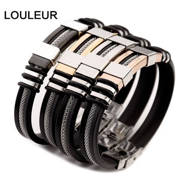 stainless steel silicone black bracelet men jewelry punk vintage new design wristband men bracelet rubber charm pulsera hombre
stainless steel silicone black bracelet men jewelry punk vintage new design wristband men bracelet rubber charm pulsera hombre