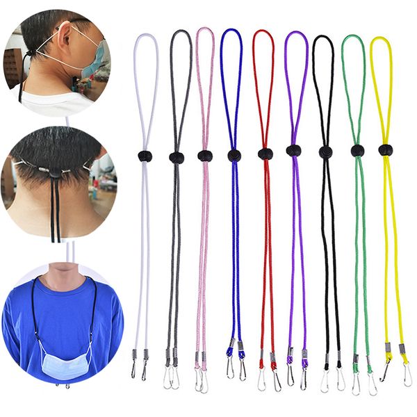 Dhl Shipping Adjustable Anti-slip Mask Ear Grips Extension Rope Ear-hook Face Mask Buckle Holder Comfortable Hook Buckle 9 Colors L485fa
