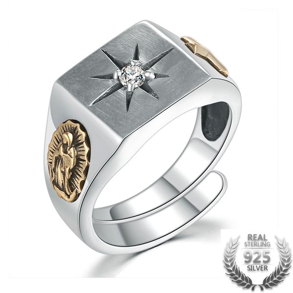 resizable rings cross and jesus pattern solid 925 sterling silver zircon ring for vintage thai silver jewelry
resizable rings cross and jesus pattern solid 925 sterling silver zircon ring for vintage thai silver jewelry