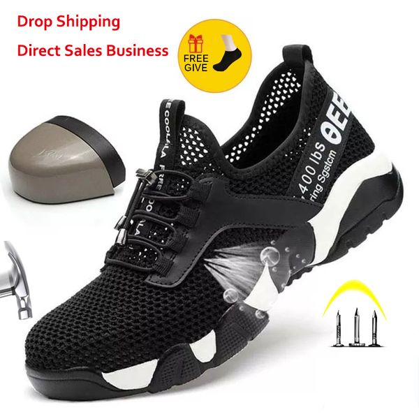 men women steel toe work safety shoes lightweight breathable reflective casual sneaker prevent piercing women protective boots, Black
men women steel toe work safety shoes lightweight breathable reflective casual sneaker prevent piercing women protective boots, Black