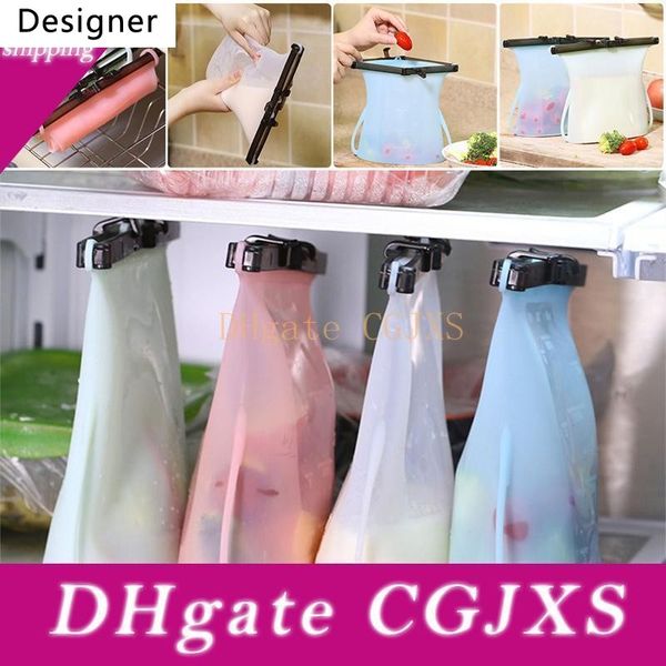 reusable refrigerator fresh bags folding food sealing storage bag home grade silicone fruit meat kitchen organizer lx2155
reusable refrigerator fresh bags folding food sealing storage bag home grade silicone fruit meat kitchen organizer lx2155