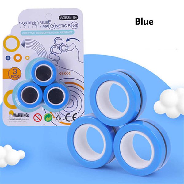 3pcs/set magnetic ring relief toy anti-stress fingears stress reliver finger ring fidget spinner toys magnetic rings for adults kids
3pcs/set magnetic ring relief toy anti-stress fingears stress reliver finger ring fidget spinner toys magnetic rings for adults kids